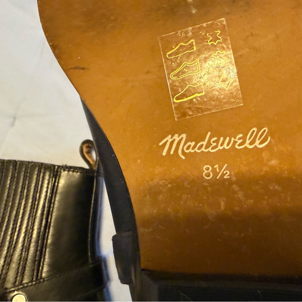 Madewell The Santiago Western Ankle Boot SZ 8.5 EUC - Picture 7 of 11